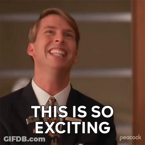 Man In Suit Smiling Excited GIF