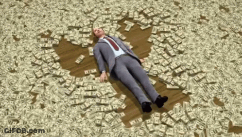 Man In Suit Smiling Hand To Chest GIF
