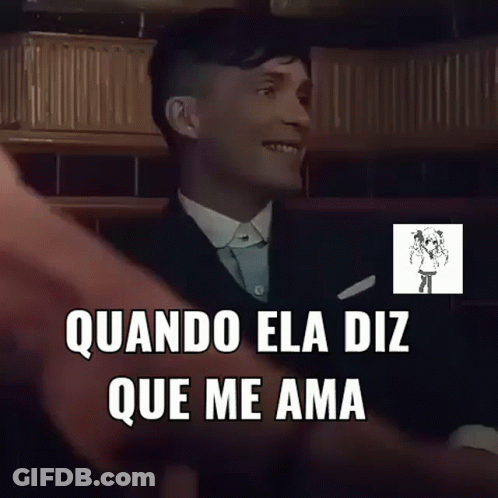 Man In Suit Smiling Quando Ela Diz Que Me Ama GIF
