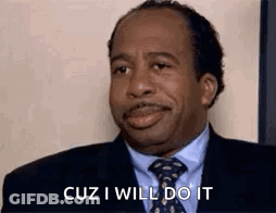 Man In Suit Smiling Saying I Will Do It GIF