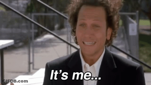 Man In Suit Smiling Saying It's Me GIF