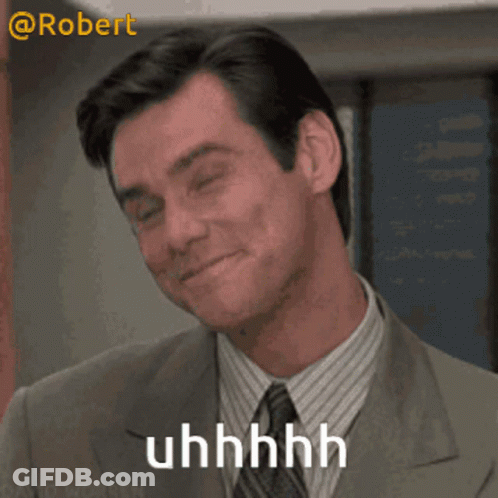 Man In Suit Smiling Says Uhhhhh GIF