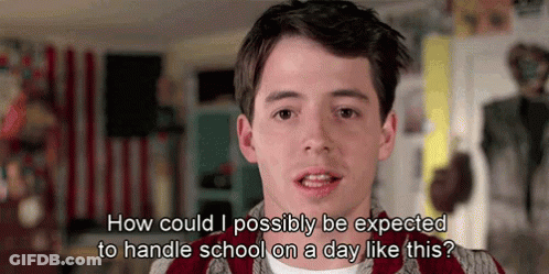 Man In Suit Smoking Cigarette When School Over GIF