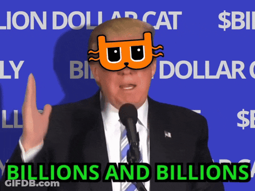 Man In Suit Speaking Into Microphone Saying Billions And Billions GIF