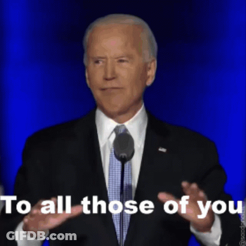 Man In Suit Speaking Into Microphone Saying To All Those Of You GIF