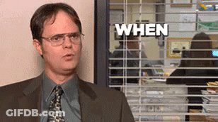 Man In Suit Standing By Window Saying When GIF