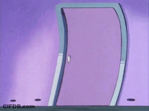 Man In Suit Standing In Doorway GIF