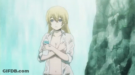 Man In Suit Standing Next To Man In White Shirt GIF