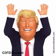 Man In Suit Standing On Stage In Front Of Crowd GIF