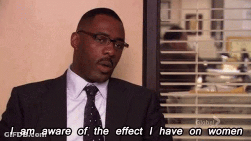 Man In Suit Talking About Effect On Women GIF