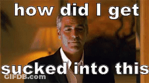 Man In Suit Talking About How He Got Sucked Into This GIF