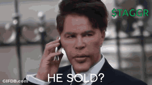 Man In Suit Talking On Cell Phone Saying He Sold GIF