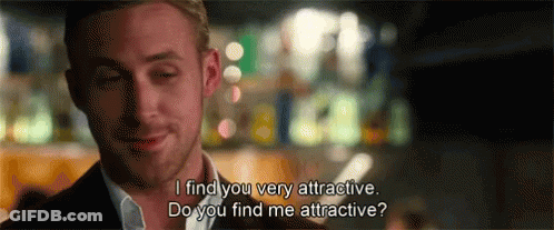 Man In Suit Talking Says I Find You Very Attractive GIF