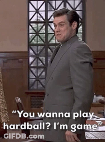 Man In Suit Talking To Another GIF