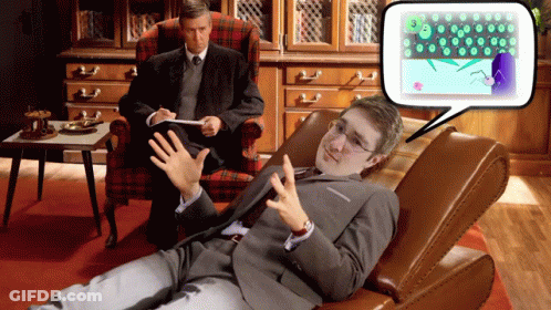 Man In Suit Talking To Another Man GIF