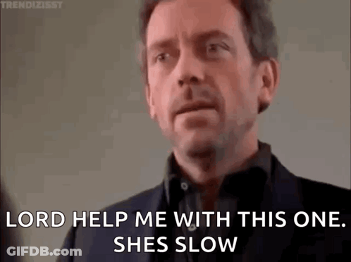 Man In Suit Talking To Another Man Lord Help Me With This One She's Slow GIF