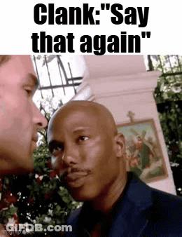 Man In Suit Talking To Man In Blue Suit GIF