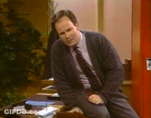 Man In Suit Talking To Man In Plaid Shirt Saved By The Bell GIF