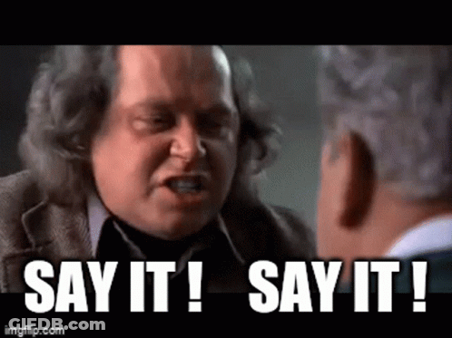 Man In Suit Telling Say It GIF