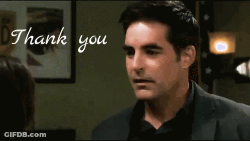 Man In Suit Thanking Woman GIF