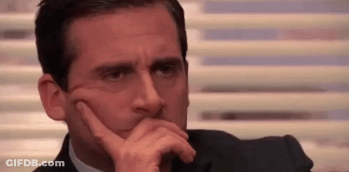Man In Suit Thinking GIF