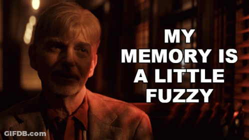 Man In Suit Tie My Memory Is Fuzzy GIF