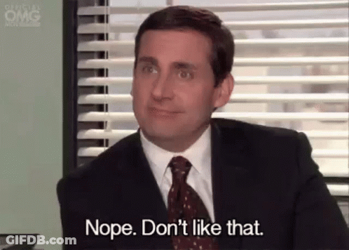 Man In Suit Tie Nope Don't Like That GIF