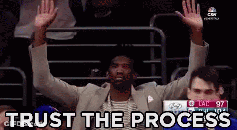 Man In Suit Trust The Process GIF