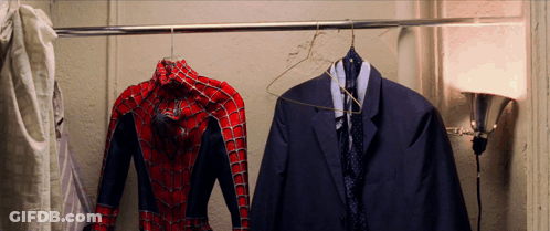 Man In Suit Walking Through Foggy Tunnel GIF