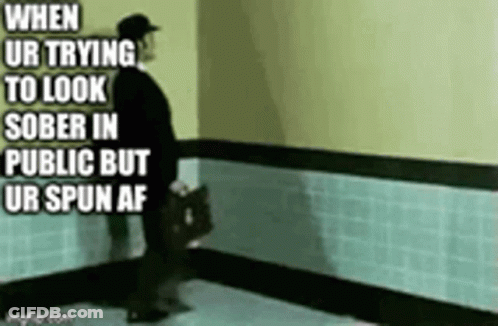 Man In Suit Walking With Briefcase GIF