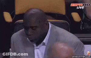 Man In Suit Watching ESPN HD Live GIF