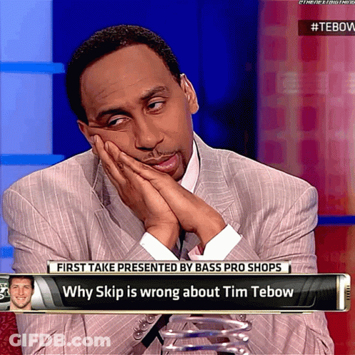 Man In Suit Watching First Take Screen GIF