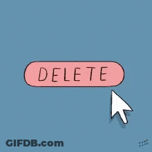 Man In Suit Waving And Saying Delete GIF