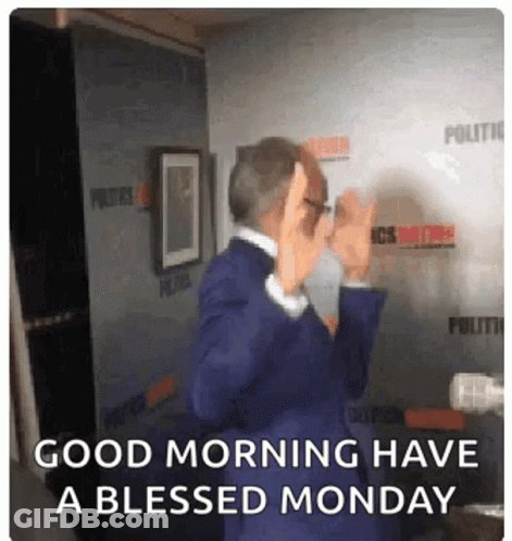 Man In Suit Waving Hands GIF