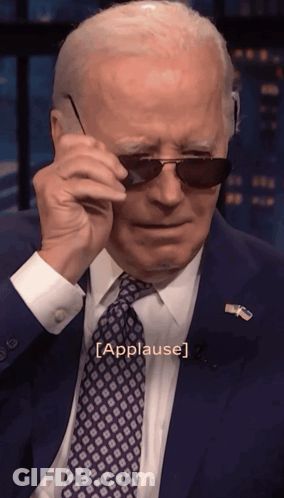 Man In Suit Wearing Sunglasses Applause GIF