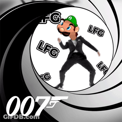 Man In Suit With 007 GIF