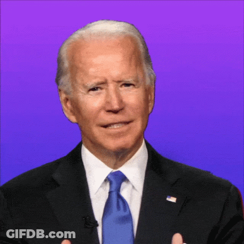 Man In Suit With American Flag Lapel GIF