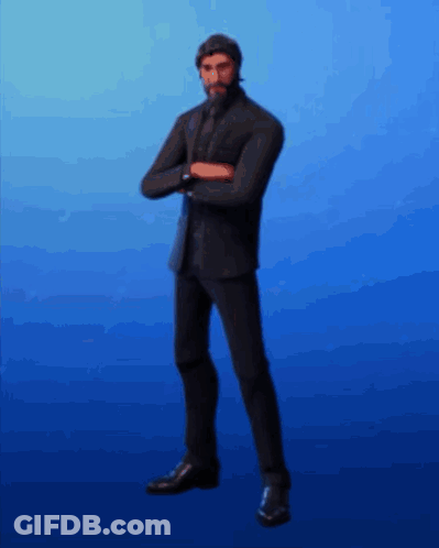 Man In Suit With Arms Crossed GIF