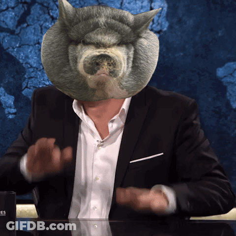 Man In Suit With Cat Head GIF