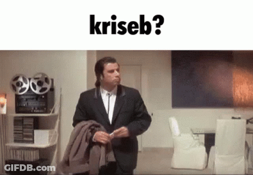 Man In Suit With Kriseb GIF