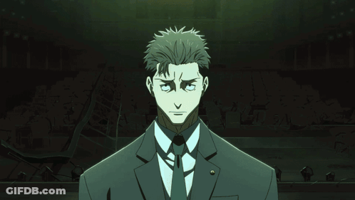 Man In Suit With Light Coming Out Of Mouth GIF