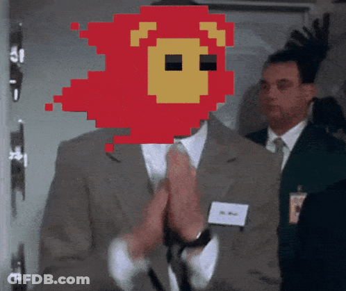 Man In Suit With Name Tag Mr. Murp GIF