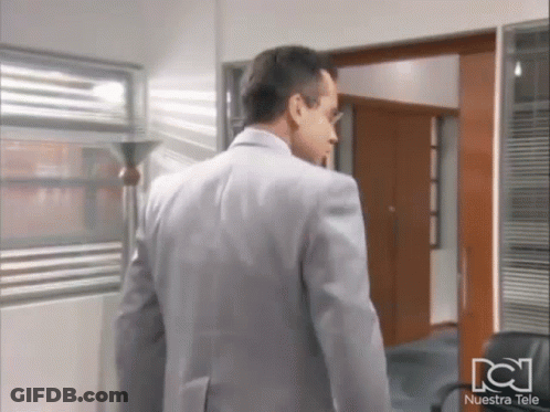 Man In Suit With Nuestra Tele GIF