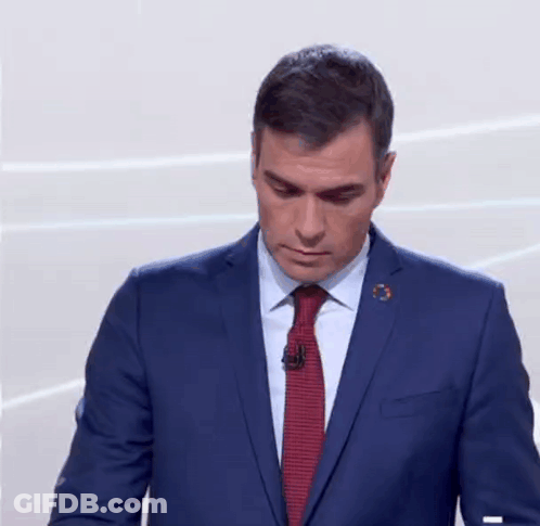 Man In Suit With Pin Saying EC GIF