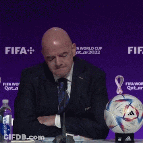 Man In Suit With Soccer Ball Says Today I Feel GIF