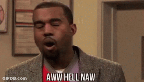 Man In Suit Yawning Aww Hell Naw GIF