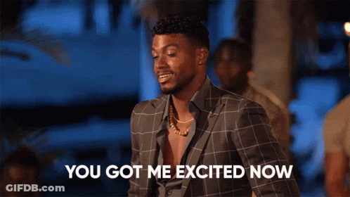 Man In Suit You Got Me Excited Now GIF