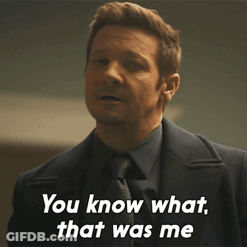 Man In Suit You Know What That Was Me GIF