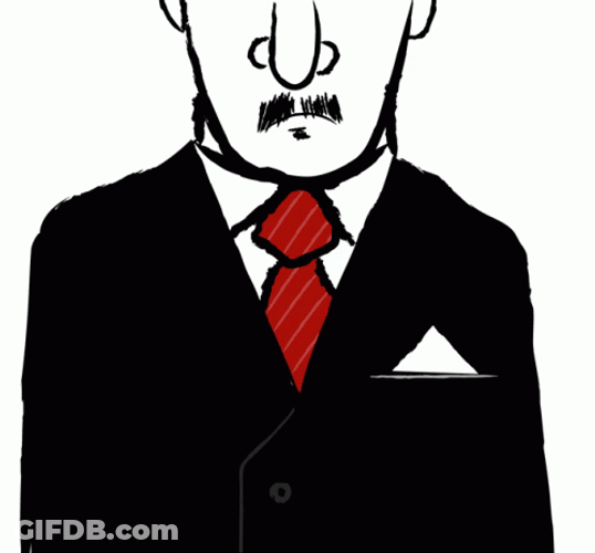 Man In Suits Color Changing GIF