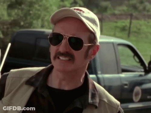 Man In Sunglasses And Army Hat GIF